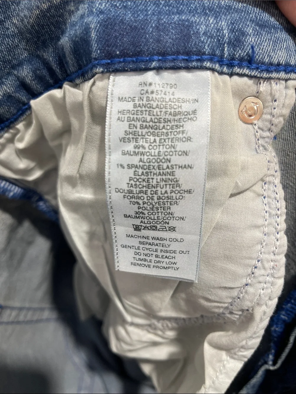 Men's True Religion - Ricky Relaxed Straight Jean 42